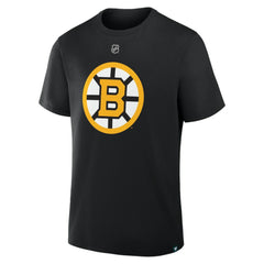 David Pastrnak Boston Bruins Fanatics Authentic Stack Name & Number T-Shirt - Black | US 2001569530