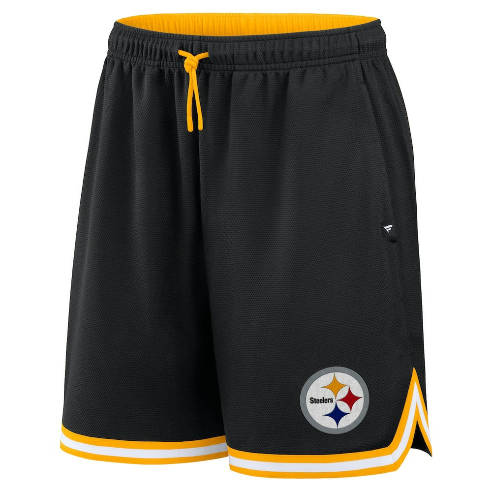Pittsburgh Steelers Fearless Drive Shorts - Black Shorts