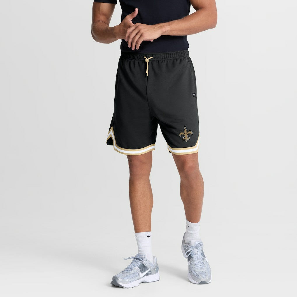 New Orleans Saints Fearless Drive Shorts - Black Shorts