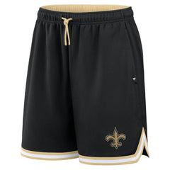 New Orleans Saints Fearless Drive Shorts - Black Shorts