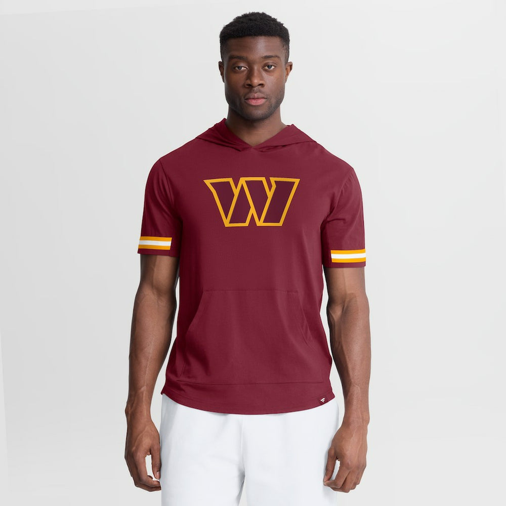 Washington Commanders Optimal Play Short Sleeve Hooded T-Shirt - Burgundy T-shirts