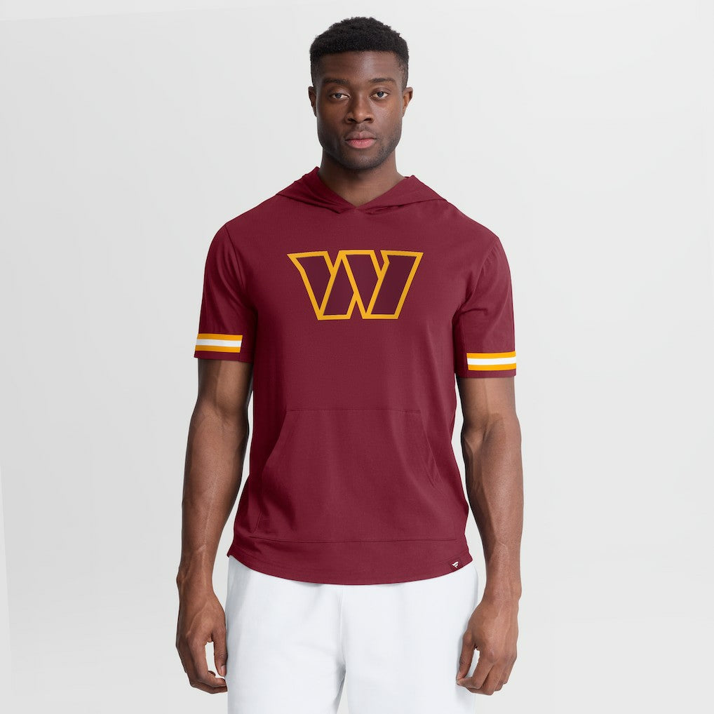 Washington Commanders Optimal Play Short Sleeve Hooded T-Shirt - Burgundy T-shirts