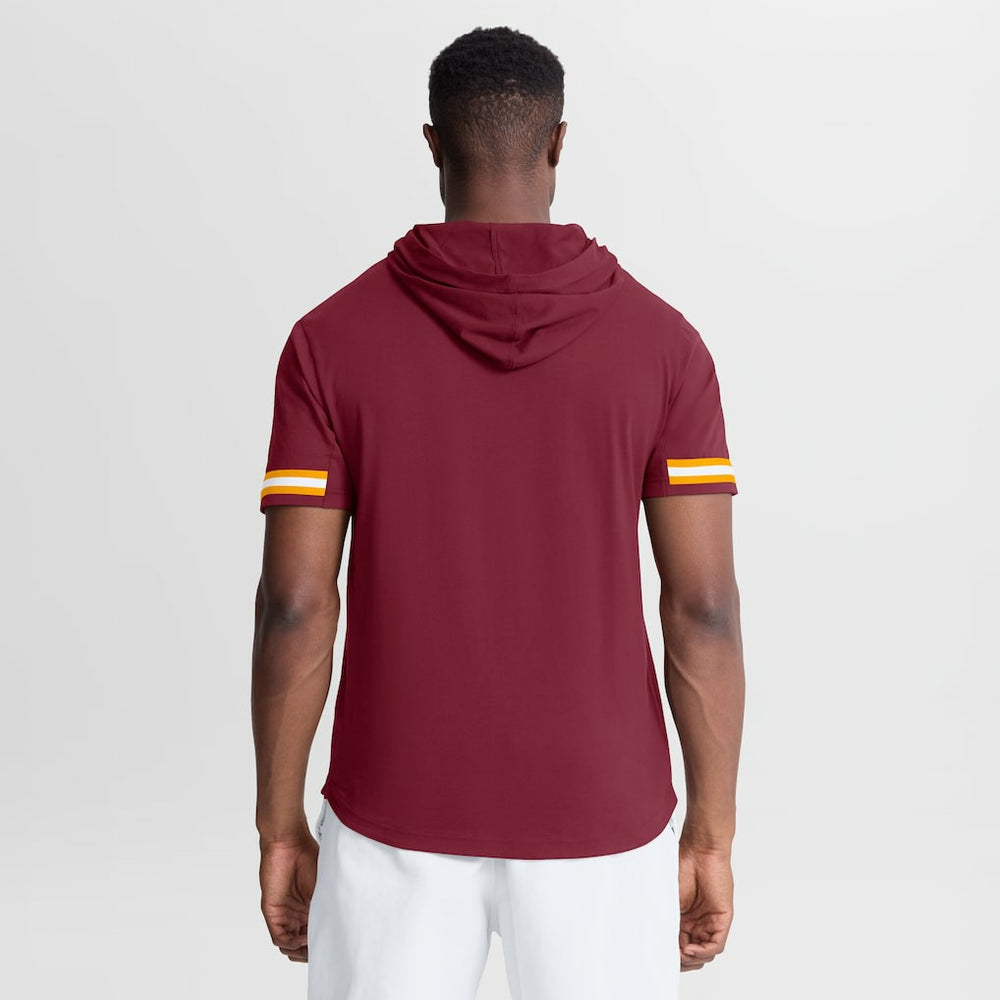 Washington Commanders Optimal Play Short Sleeve Hooded T-Shirt - Burgundy T-shirts