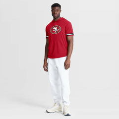 San Francisco 49ers Optimal Play Short Sleeve Hooded T-Shirt - Scarlet T-shirts