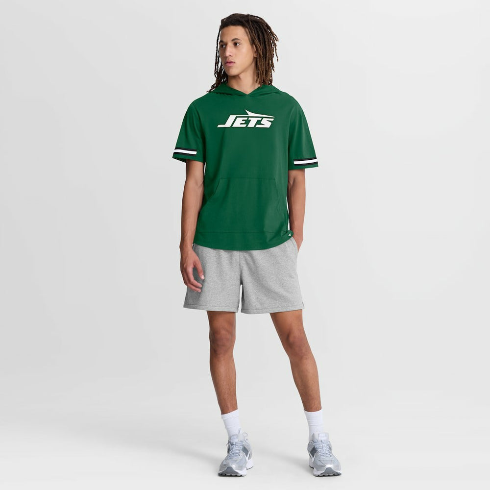 New York Jets Optimal Play Short Sleeve Hooded T-Shirt - Green T-shirts