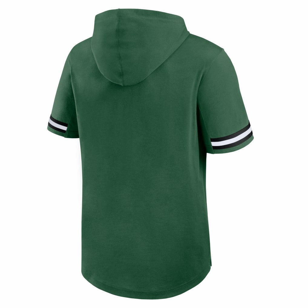 New York Jets Optimal Play Short Sleeve Hooded T-Shirt - Green T-shirts