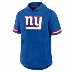 New York Giants Optimal Play Short Sleeve Hooded T-Shirt - Royal T-shirts