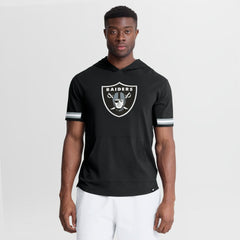 Las Vegas Raiders Optimal Play Short Sleeve Hooded T-Shirt - Black T-shirts