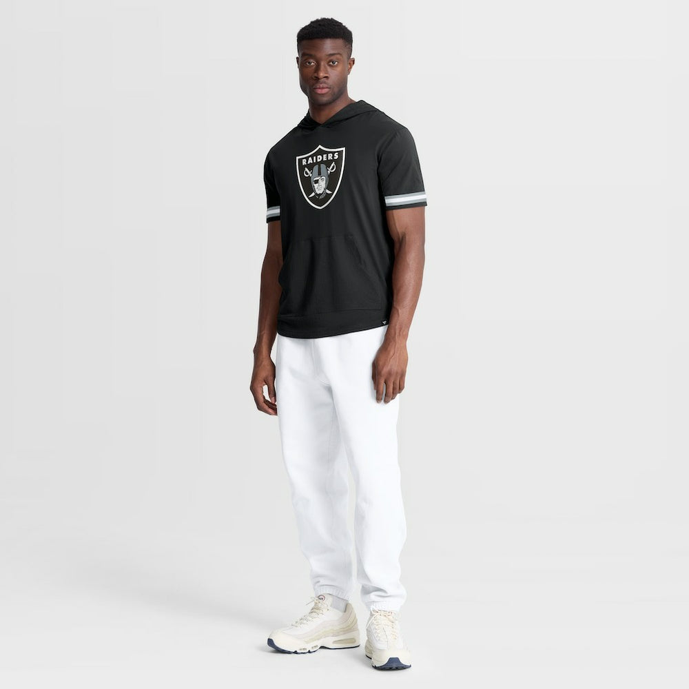 Las Vegas Raiders Optimal Play Short Sleeve Hooded T-Shirt - Black T-shirts