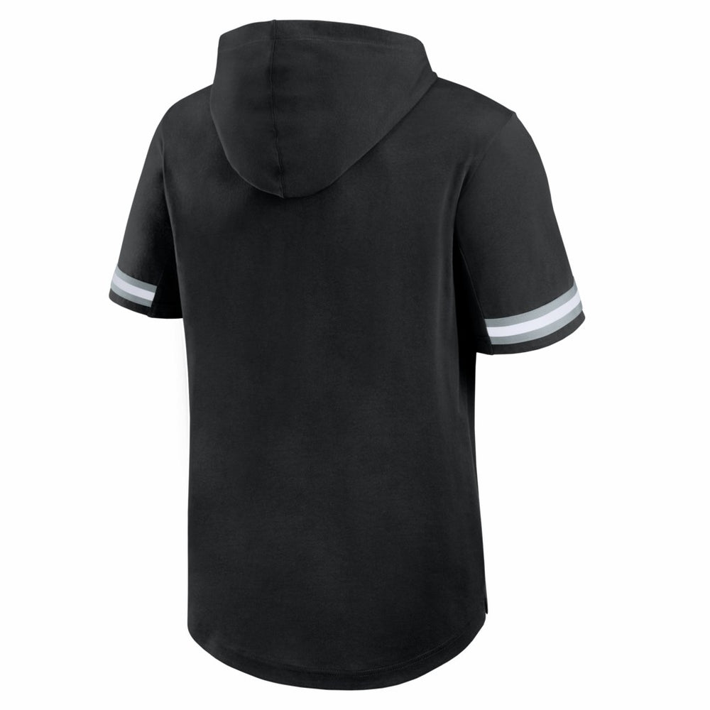 Las Vegas Raiders Optimal Play Short Sleeve Hooded T-Shirt - Black T-shirts