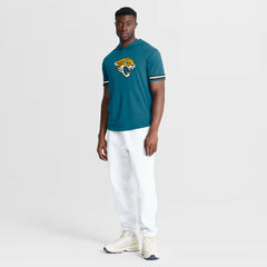 Jacksonville Jaguars Optimal Play Short Sleeve Hooded T-Shirt - Teal T-shirts
