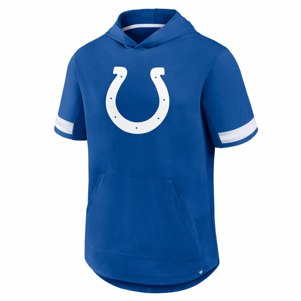 Indianapolis Colts Optimal Play Short Sleeve Hooded T-Shirt - Royal T-shirts