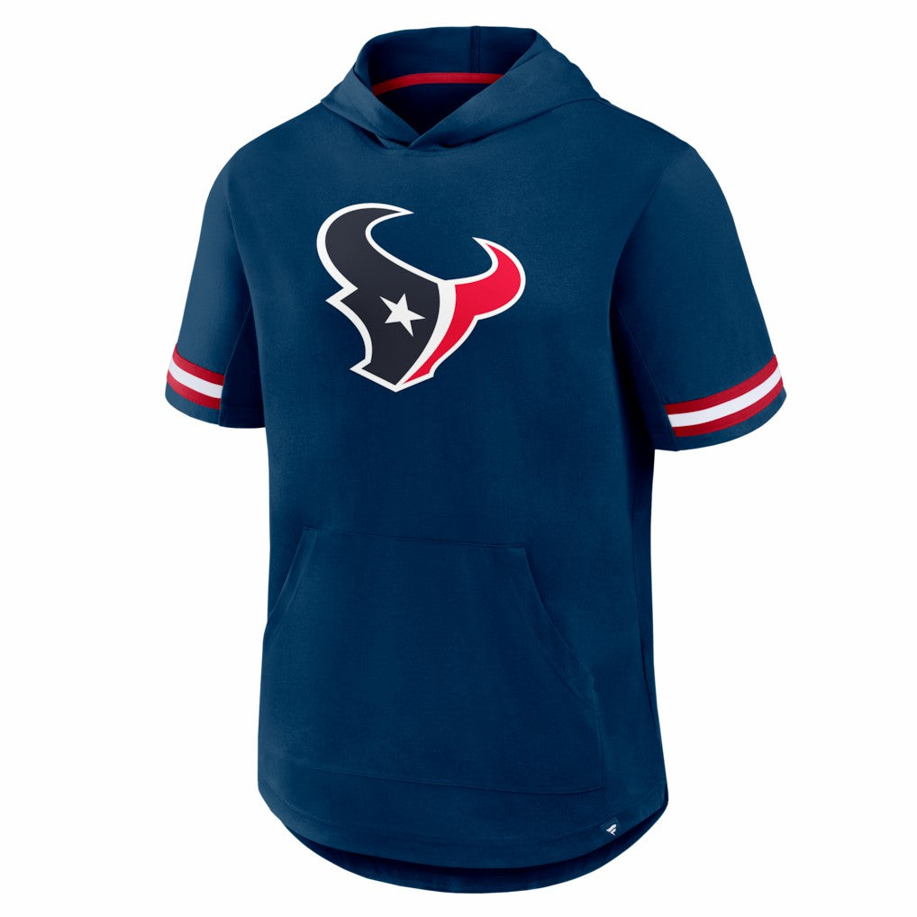 Houston Texans Optimal Play Short Sleeve Hooded T-Shirt - Navy T-shirts