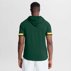 Green Bay Packers Optimal Play Short Sleeve Hooded T-Shirt - Green T-shirts