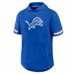 Detroit Lions Optimal Play Short Sleeve Hooded T-Shirt - Blue T-shirts