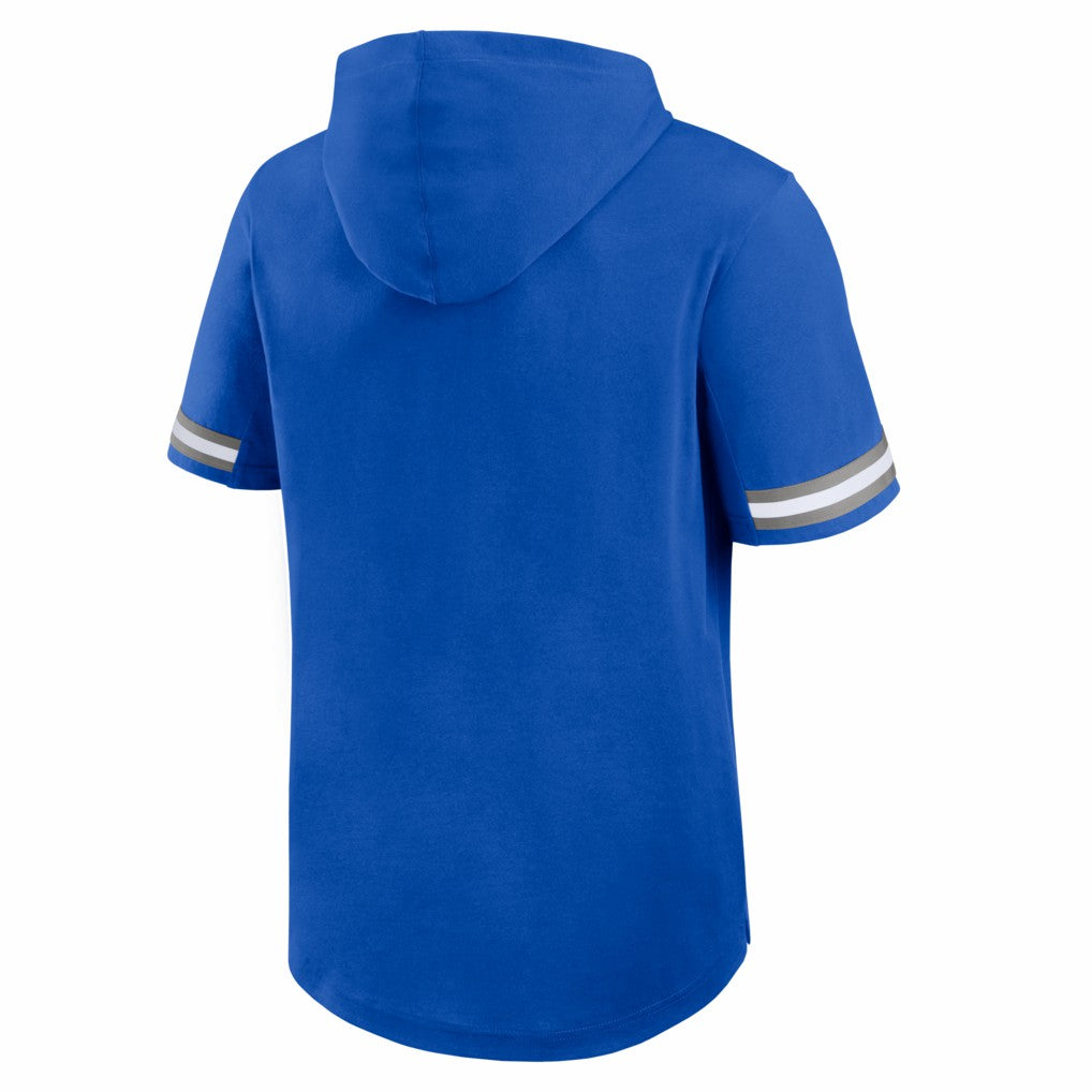Detroit Lions Optimal Play Short Sleeve Hooded T-Shirt - Blue T-shirts