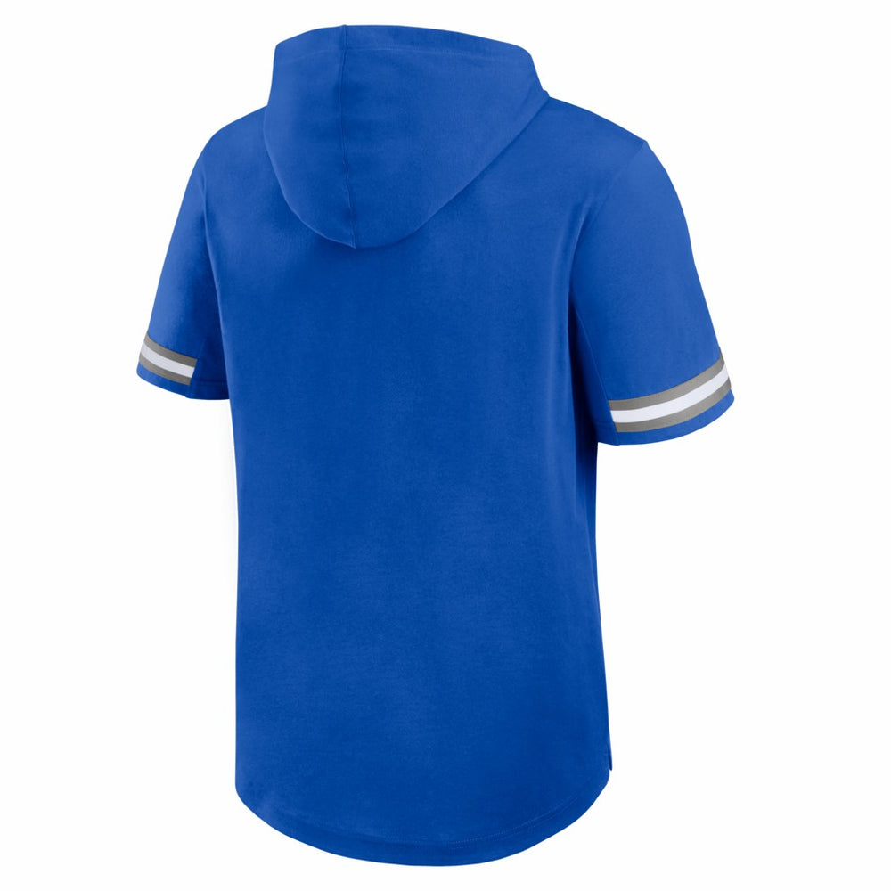 Detroit Lions Optimal Play Short Sleeve Hooded T-Shirt - Blue T-shirts
