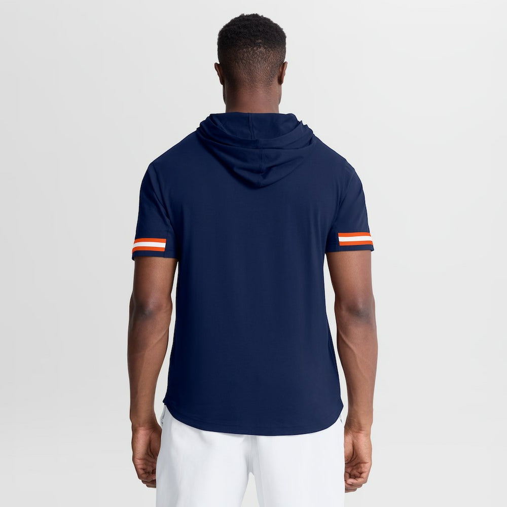 Denver Broncos Optimal Play Short Sleeve Hooded T-Shirt - Navy T-shirts