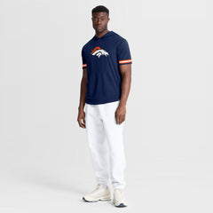 Denver Broncos Optimal Play Short Sleeve Hooded T-Shirt - Navy T-shirts