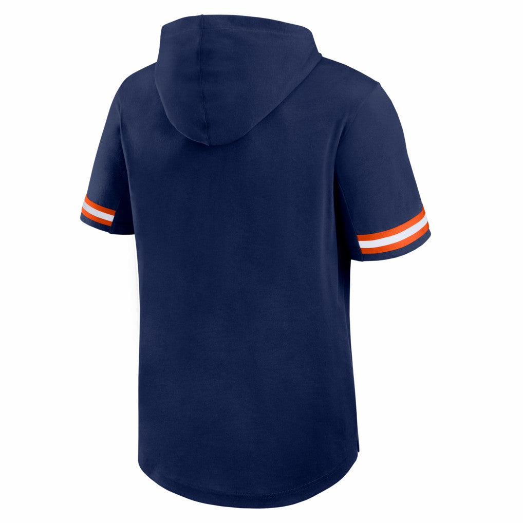 Denver Broncos Optimal Play Short Sleeve Hooded T-Shirt - Navy T-shirts