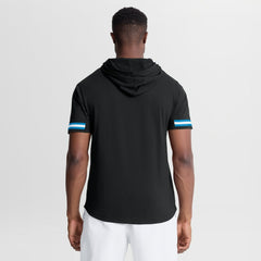 Carolina Panthers Optimal Play Short Sleeve Hooded T-Shirt - Black T-shirts