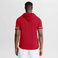 Atlanta Falcons Optimal Play Short Sleeve Hooded T-Shirt - Red T-shirts