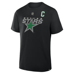 Jamie Benn Dallas Stars Fanatics Authentic Stack Name & Number T-Shirt - Black | US 2001570366