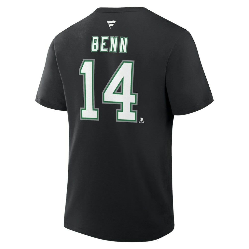 Jamie Benn Dallas Stars Fanatics Authentic Stack Name & Number T-Shirt - Black | US 2001570366