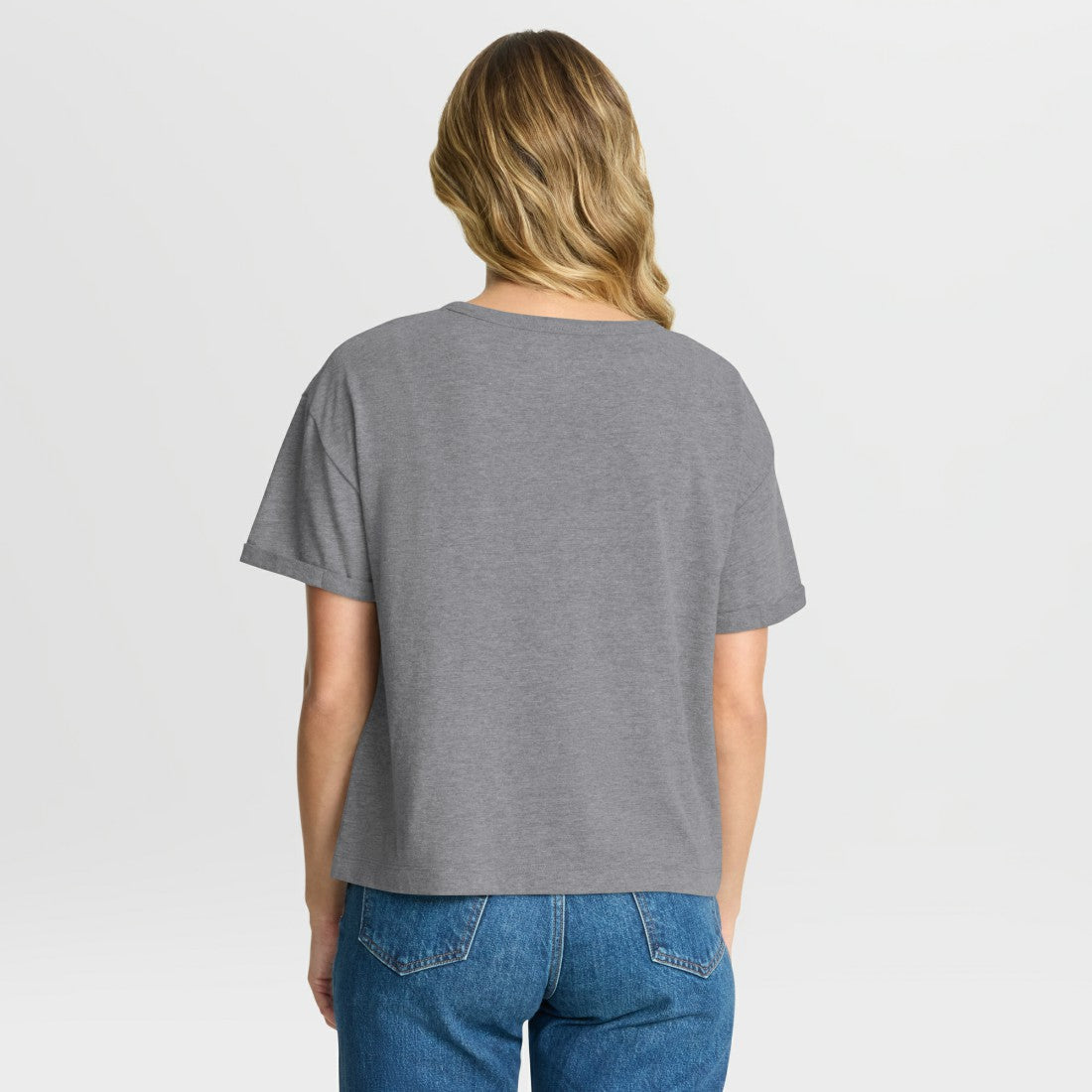 Green Bay Packers Women's Overplayed Tribute Tri-Blend Boxy T-Shirt - Heather Gray T-shirts