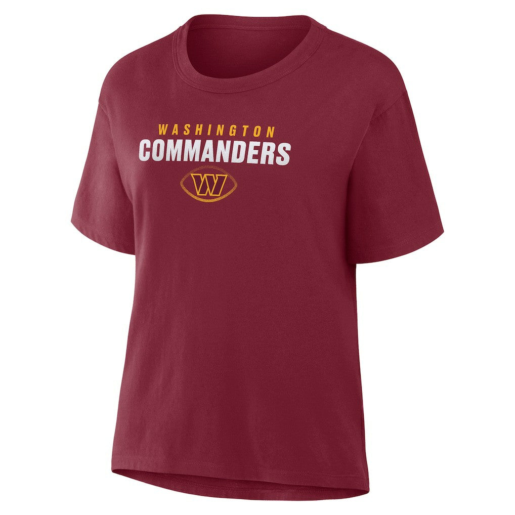 Washington Commanders Women's Fade Legacy T-Shirt - Burgundy T-shirts