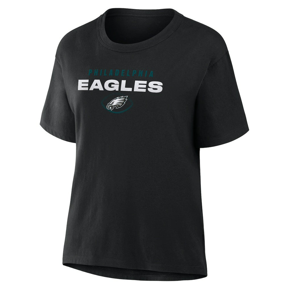 Philadelphia Eagles Women's Fade Legacy T-Shirt - Black T-shirts