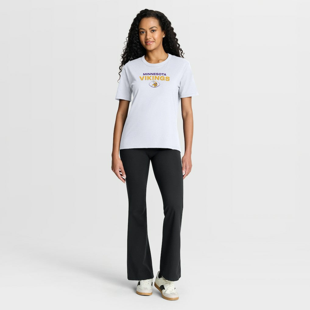 Minnesota Vikings Women's Fade Legacy T-Shirt - White T-shirts