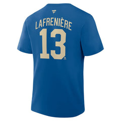 Alexis Lafreniere New York Rangers Fanatics Authentic Stack Name & Number T-Shirt - Blue | US 2001571407