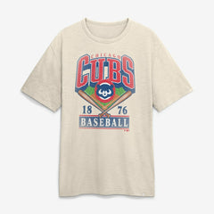 Chicago Cubs Fanatics Stadium Slub T-Shirt - Tan T-shirts