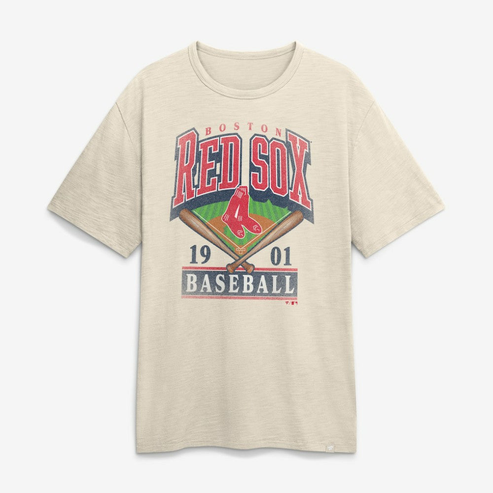 Boston Red Sox Fanatics Stadium Slub T-Shirt - Tan T-shirts