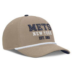 New York Mets Nike Father's Day Rope Rise Adjustable Hat - Khaki Hats