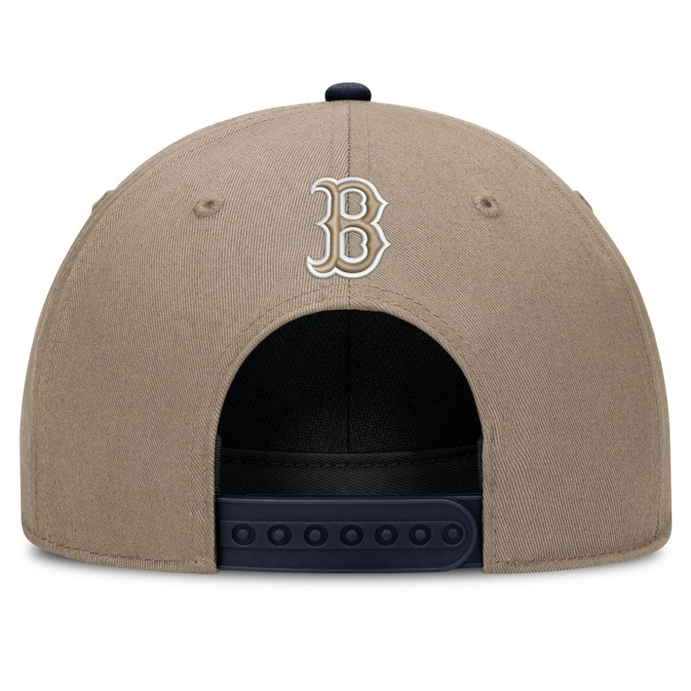 Boston Red Sox Nike Father's Day Rope Rise Adjustable Hat - Khaki Hats