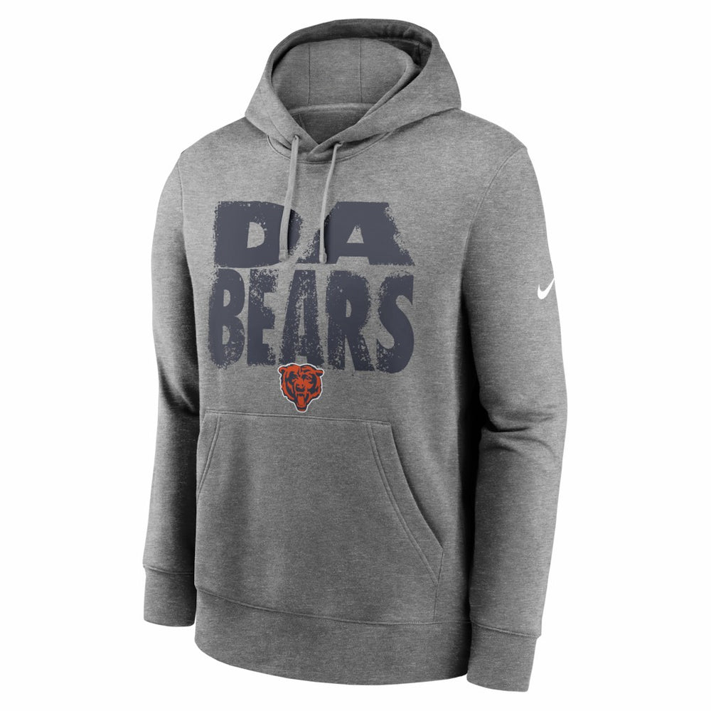 Chicago Bears Club Fleece Hoodie - Heather Gray Hoodies
