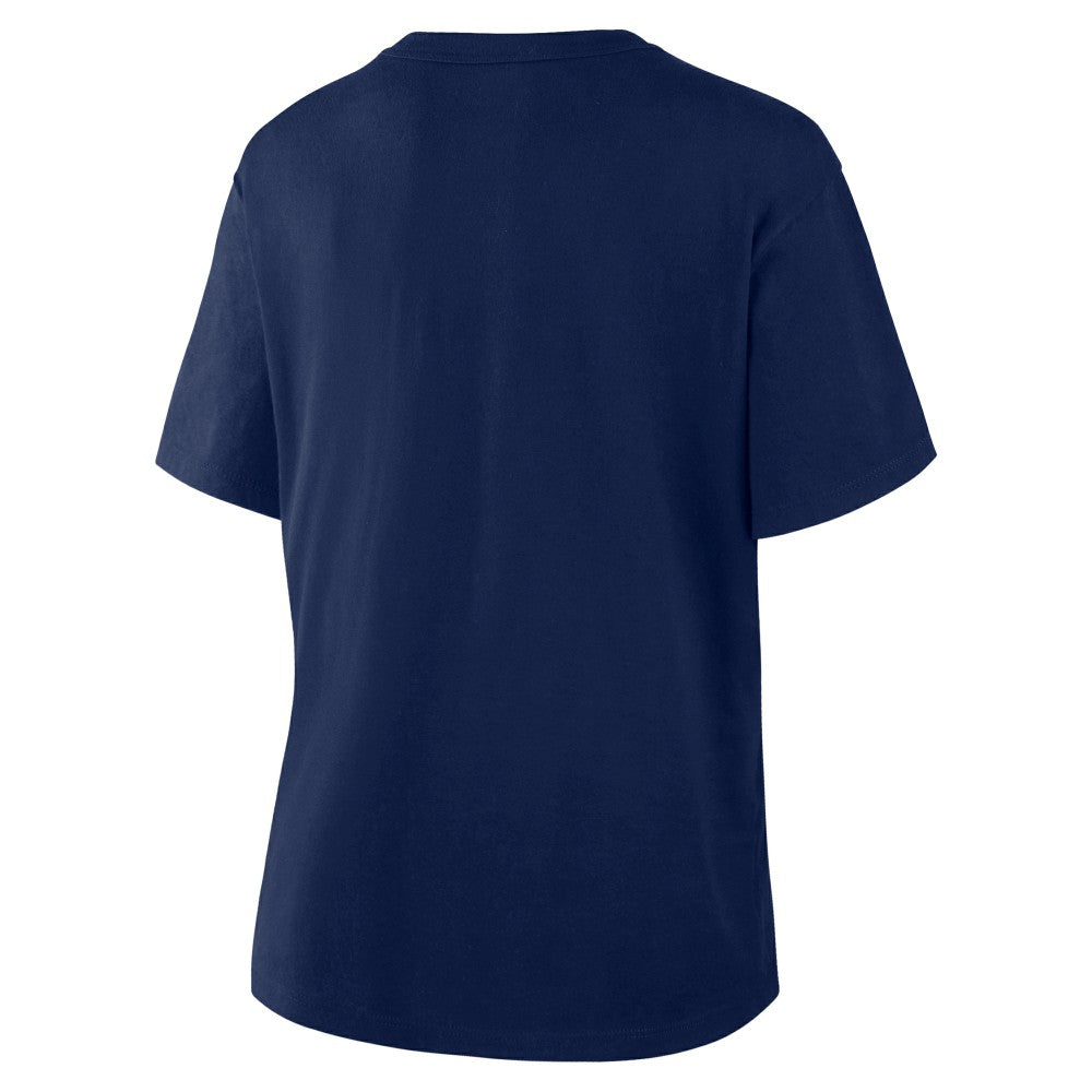 Milwaukee Brewers  Women's 2025 MLB Postseason Locker Room T-Shirt - Navy T-shirts