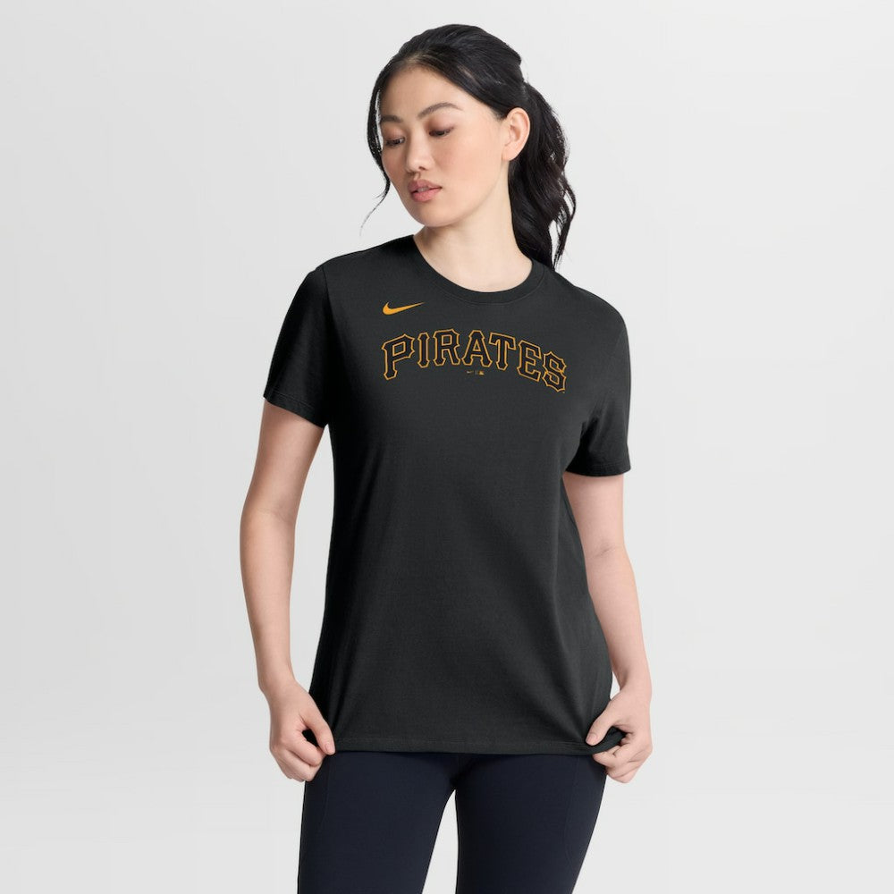 Pittsburgh Pirates Nike Women's Wordmark T-Shirt - Black T-shirts