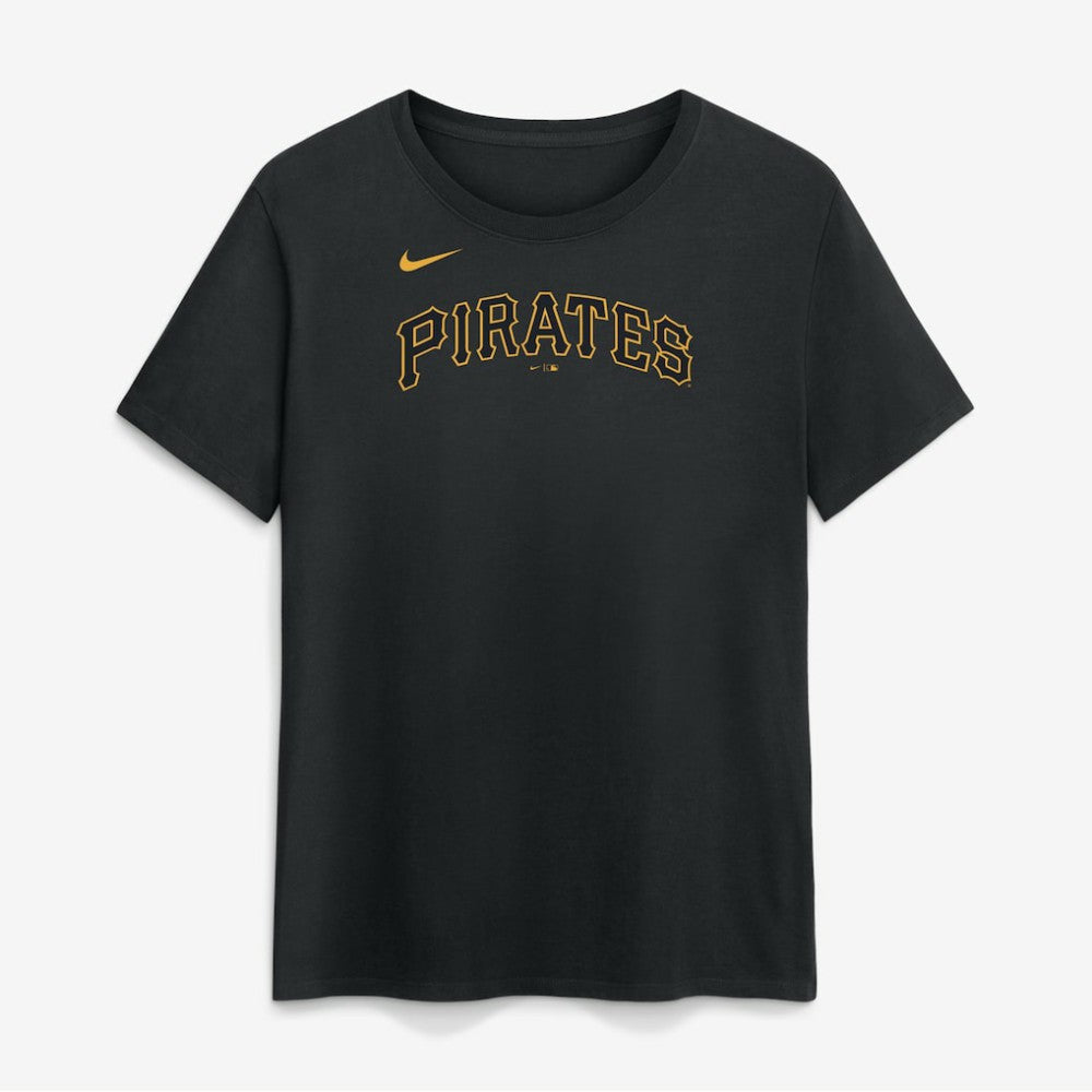 Pittsburgh Pirates Nike Women's Wordmark T-Shirt - Black T-shirts