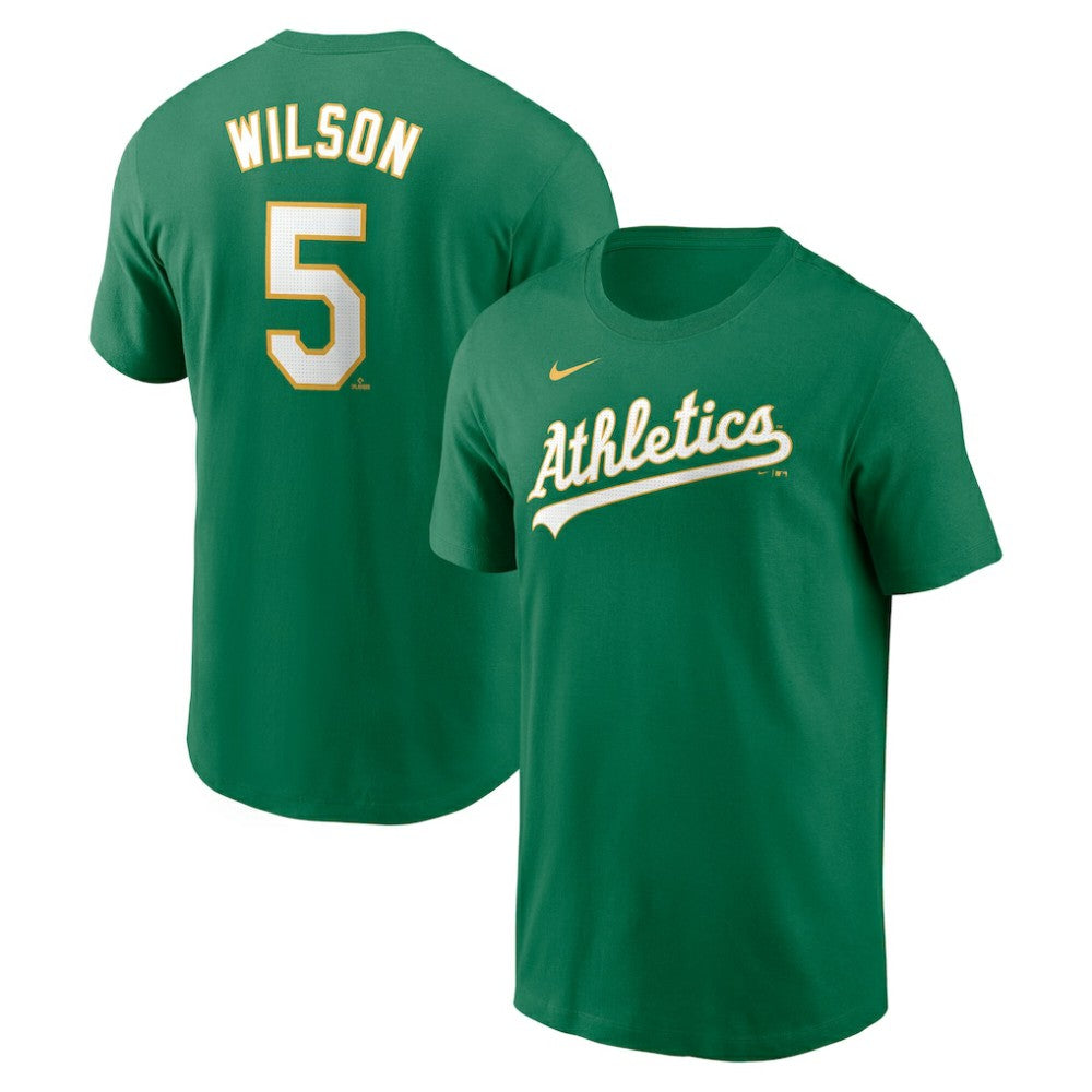 Jacob Wilson Athletics Nike Fuse Name & Number T-Shirt - Green T-shirts