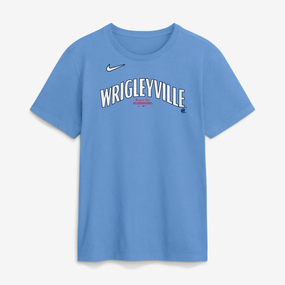 Chicago Cubs Nike City Connect Large Logo T-Shirt - Light Blue T-shirts