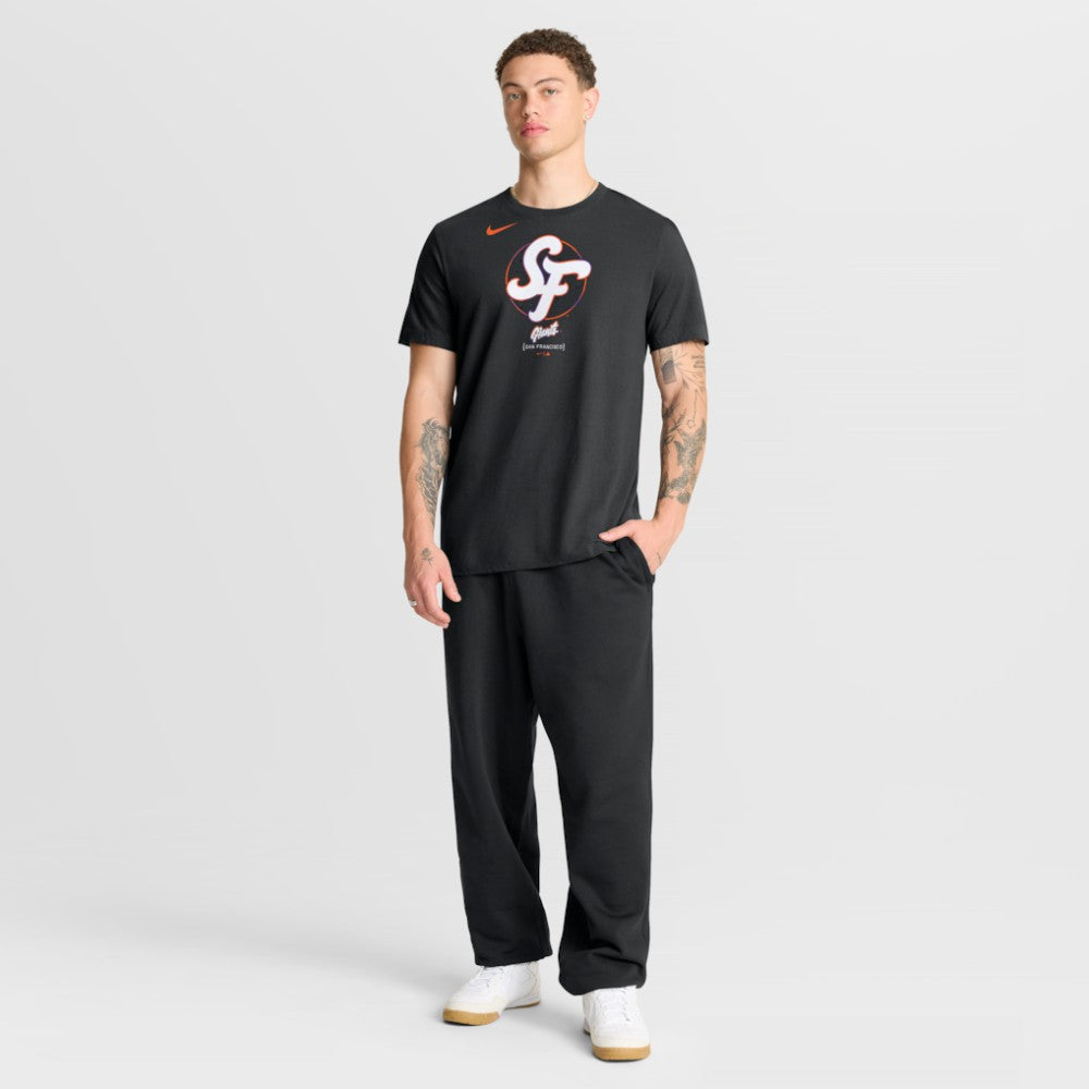 San Francisco Giants Nike City Connect Large Logo T-Shirt - Black T-shirts