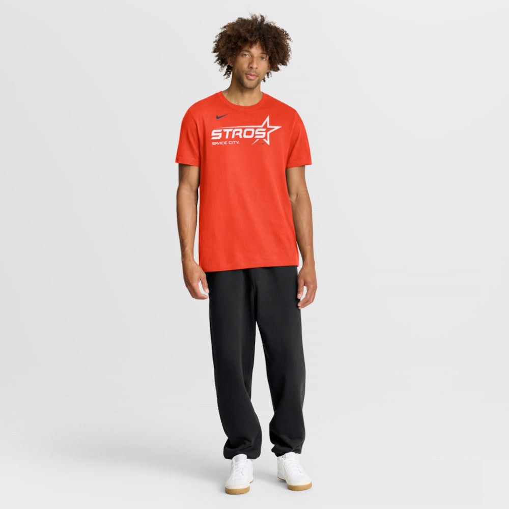 Houston Astros Nike City Connect Wordmark T-Shirt - Orange T-shirts