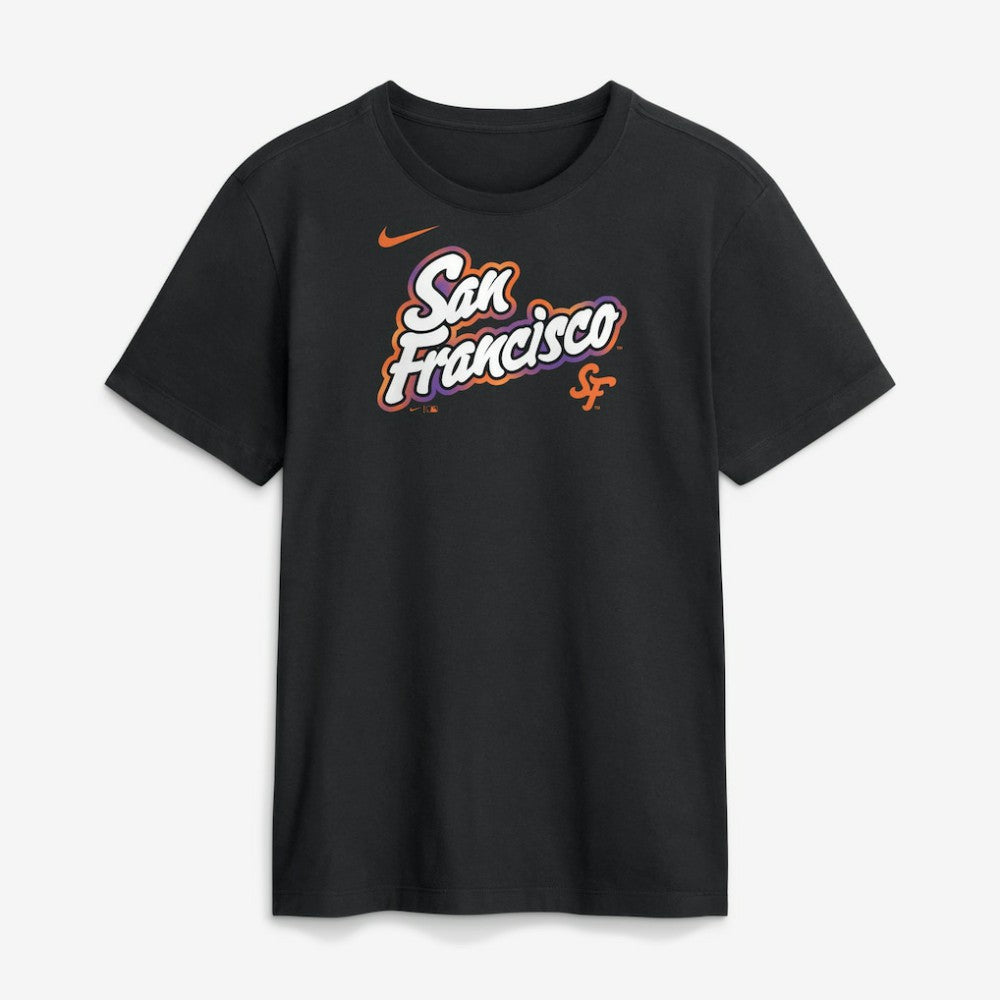 San Francisco Giants Nike City Connect Wordmark T-Shirt - Black T-shirts