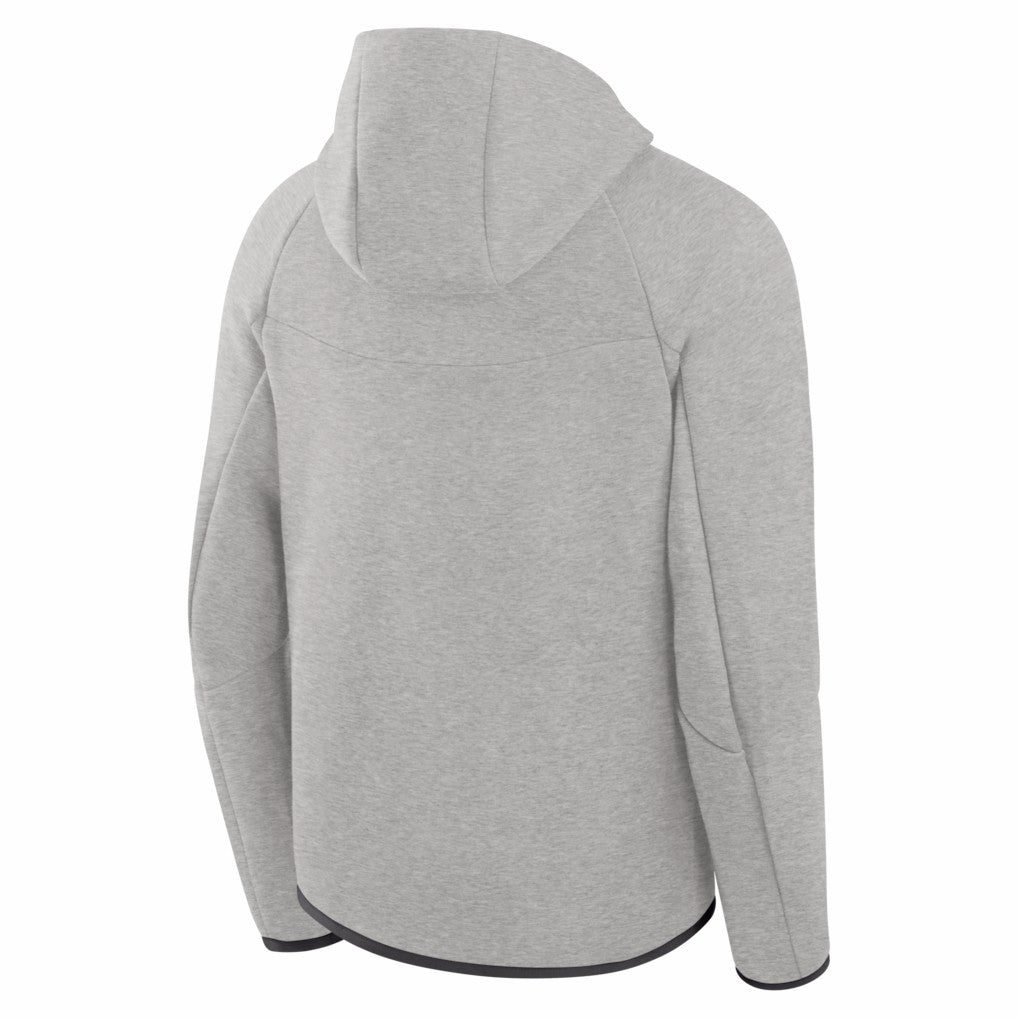 Minnesota Vikings Tech Fleece Raglan Full-Zip Windrunner Hoodie - Heather Gray Hoodies