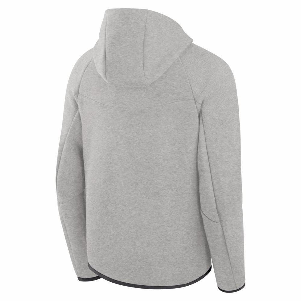 Green Bay Packers Tech Fleece Raglan Full-Zip Windrunner Hoodie - Heather Gray Hoodies