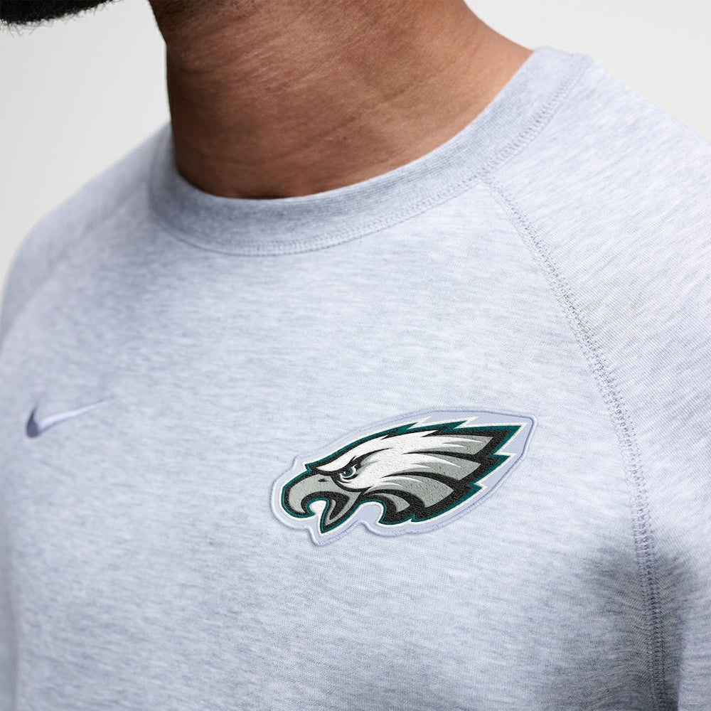 Philadelphia Eagles Tech Fleece Raglan Sweatshirt - Heather Gray Sweatshirts