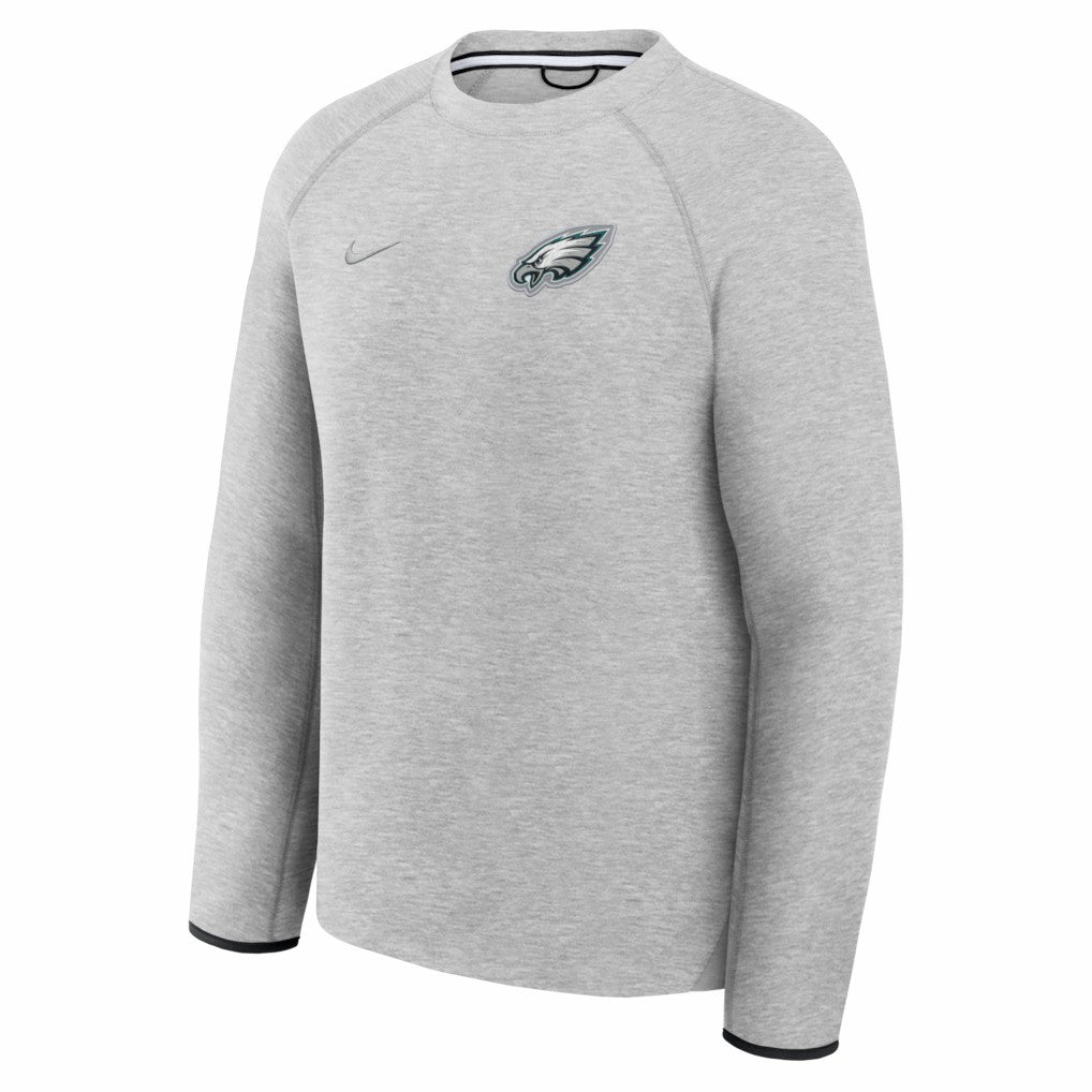 Philadelphia Eagles Tech Fleece Raglan Sweatshirt - Heather Gray Sweatshirts